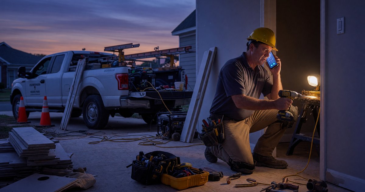 Editorial photo, contractor tradesman context: Charlotte Property Managers: Which Two Calls Cost You the Most Owners?