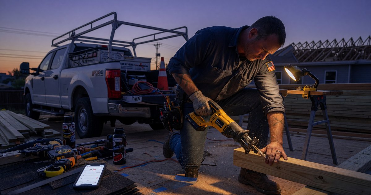 Editorial photo, contractor tradesman context: 8 Things AI Search Engines Look For Before They Recommend a Local Business