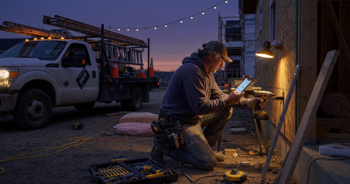 Editorial photo, contractor tradesman context: Bing Is the Back Door to ChatGPT: The Setup Most Local Businesses Skip