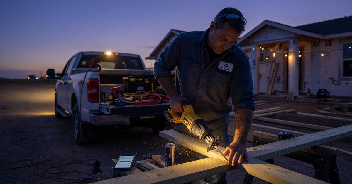 Editorial photo, contractor tradesman context: GEO for Contractors: Getting Cited When Homeowners Ask AI Who to Hire